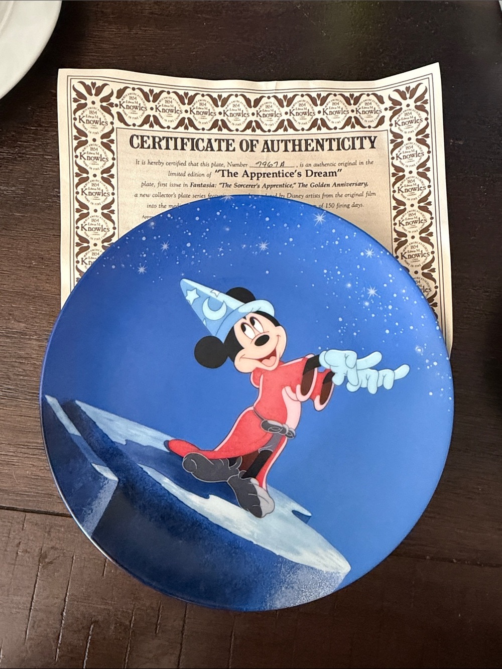 Fantasia Disney Plate